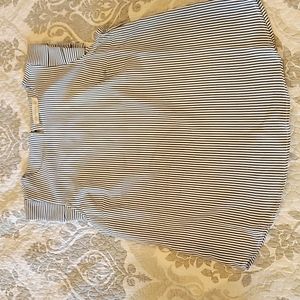 NEW Monteau blouse blue and white